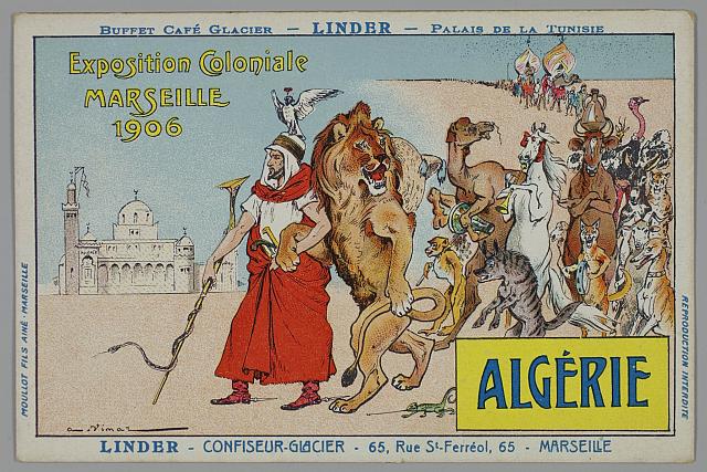 Algérie : exposition coloniale de 1906, carte postale